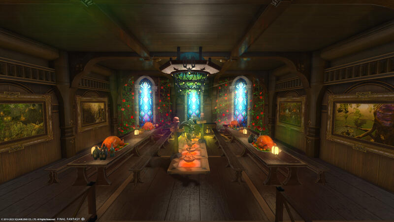 The Great Hall: Great gathering hall where vieras and allies can get a meal and enjoy a musical performance.